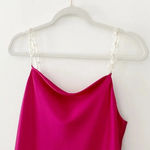 Cami NYC / Revolve The Busy Pearl Strap Silk Cami in Raspberry NWOT Photo 10