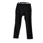 ZARA Chino Ankle Wide Leg Trouser Dress Pant Stretch Straight Leg Pocket S Black Photo 11