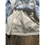 Blu Pepper Toile Dainty Floral Babydoll White Mini Dress Small Coquette Cottagecore‎ Boho Photo 2