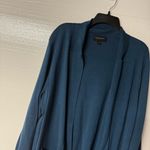 Lane Bryant  Cardigan Women Plus Size 22/24 Blue Open Front Pocket Long Sleeve Photo 2