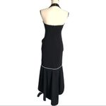 Niki By Niki Livas Black Tiered Halter High Low Ruffle Prom Dress Size 4 Photo 1