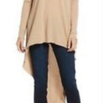Frank & Eileen  High Low Tee Lab Tan Tunic Long Sleeve Shirt Small Photo 0