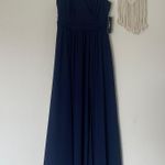 Lulus Thought of Huey Maxi Dress NWT Navy Blue Photo 1