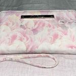 Betsey Johnson  Pink and White Floral Wristlet Photo 0