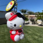 Hello Kitty Greyhorse‎ Cute  Red and White Keychain Photo 2