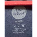 Life is Good Blue Fitted Shirt Woman’s Size Medium Photo 4
