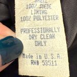 Paris New York Womens 100% Suede Leather Straight Leg Pants Size 6 Black Photo 4