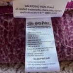 Wizarding World Harry Potter Purple Teddy Long Sleeve Sleepwear Size Medium Photo 7