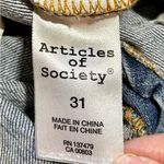 Articles of Society Distressed Straight Cropped Jeans Size 31 Photo 6