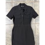 Theory New!  Military Polo Wool MidiDress Black‎ Sz 4 $595 Photo 8