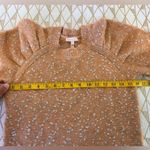 Rebecca Taylor  NWT Textured Tight Knit White Speckled Puff Sleeve Sweater Sz XS Photo 6