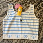 Caco x Powerpuff Girls Blue Striped Tank Top size M Size M Photo 0