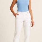 EXPRESS Editor White Capri Pants Women’s Size 6 Photo 0