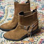 Rebecca Minkoff  Brown Suede Ankle Boots Photo 0