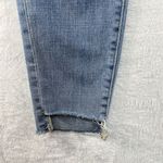 Good American 2 26 Good Legs Raw Step Hem Skinny Jeans In Blue High Rise Stretch Photo 2