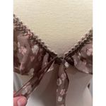None Free People Chiffon Floral Front Tie Bra Photo 2