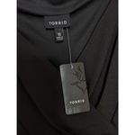 Torrid Colorblock Crepe Swing Dress Tank Surplice Black Blue Womens 18 Flowy Photo 4