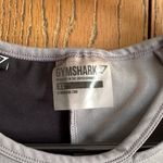 Gymshark  Gray and Black Athletic Crop Cut-Out Top Photo 1