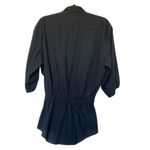  Urban Renewal Western Snap Reworked Tunic Top | Black | OS Photo 1