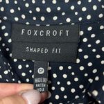 Foxcroft  Black Polka Dot Blouse size 6P NWT Photo 4