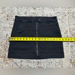 American Eagle  high rise jean mini skirt size 8 black Photo 7
