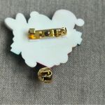 Vintage Rare bundle of Three holiday pins with bells, costume, Christmas, festiv Gold Photo 9