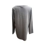 Talbots  Women's Gray Long Sleeve‎ Tunic Top with Pockets Casual Everyday Large Photo 1