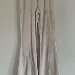 Aerie  cream ribbed flare leggings Photo 1