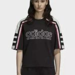 Adidas  The OG Tee DH4183 Black Ivory Pink Crew Neck Short Sleeve Top $40 VGUC XL Photo 8