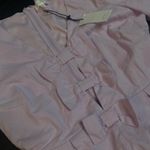 Mabel  Pastel Puff Sleeve Bow Detail V Neck Romper Shorts Size Medium Easter NWT Photo 3