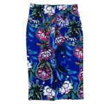 ECI  Women’s Skirt Sz S Bold‎ Floral Multicolor Print Pencil Midi Pull-On Photo 1