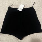 ZARA Black Mini Envelope Skort Photo 1