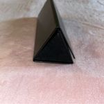 Escada black leather triangular glasses/sunglasses case velvet lined Photo 3