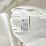 Brunello Cucinelli  Studded Sateen Cuff Cotton Shirt White Size Large Photo 7