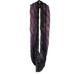 Soft Surroundings NWT,  Purple Viscose Infinity Scarf Photo 4