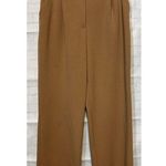 Tahari  Wide Leg Pleated Pants Rusty Brown Photo 0