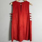 Tularosa Abbot Suede Mini Shift Dress Women's Small Clay Boho Festival Revolve Photo 11