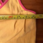 Victoria's Secret Women's Love Racerback Pajama Cotton Yellow Pink Size Medium Photo 8