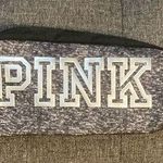 PINK - Victoria's Secret Pink Victoria’s Secret Cosmetic Pouch Gray/Black Color Photo 0