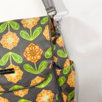 Petunia‎ Pickle Bottom Backpack Diaper Bag Convertible Floral EUC Brown Orange Gray Photo 8