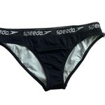 Speedo  Women's Black Logo Bikini Swim Bottoms Size XL NEW NWT Photo 3