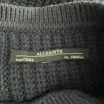 ALLSAINTS Mouleon Sweater Tunic Vest Dress Sleeveless Knit Navy Blue Size Small Photo 10