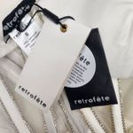 Retrofête Retrofete Lex Top Strapless Corset Bustier White Rhinestone Small NWT Bridal Photo 9