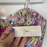 Yumi Kim  NWT Strapless Floral Silk Dress Size Medium Photo 6