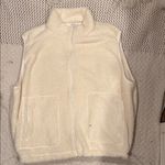 Girlfriend Collective  Womens Cream Fleece Vest 5XL Photo 1