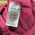 Carhartt  Loose Fit Maroon Pocket Tee Shirt Women’s Large Photo 2
