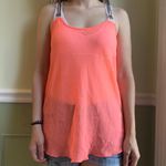 About A Girl Beaded coral tank top Photo 0