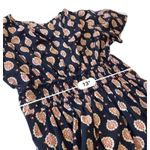 Anthropologie  x Maeve Somerset Tiered Maxi Dress Pockets Blue Motif XS Photo 12