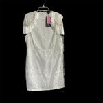 PRETTY LITTLE THING Women's White Lace Tassel Cane Detail Dress Sz 12 NEW Photo 9