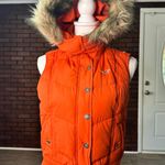 Hollister Vintage Co Puffer Vest With Faux Fur Hood Photo 5
